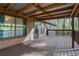 Large covered back deck overlooking lush wooded area at 2763 Macby Walk, Marietta, GA 30066