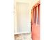 Modern entryway featuring an accent wall and a rustic door at 380 Amal Sw Dr, Atlanta, GA 30315