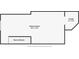 Floor plan showing the layout of the bonus room, closet, and stairs to the lower level at 7675 Rose Ln, Cumming, GA 30040