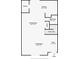 Detailed floor plan showcasing the layout of the main level at 1152 Hampton Ne Way, Atlanta, GA 30324