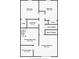 Second floor plan showing the bedroom, bathroom, and closet locations at 1152 Hampton Ne Way, Atlanta, GA 30324
