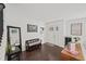 Welcoming foyer with hardwood floors, a decorative mirror, and easy access to the main living areas at 1152 Hampton Ne Way, Atlanta, GA 30324