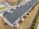 Overhead shot of townhomes displaying back patios and lawn areas at 1307 Park Center Cir, Austell, GA 30168