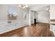 Open floorplan features hardwood floors, a fireplace, and plenty of natural light at 1307 Park Center Cir, Austell, GA 30168