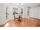 Bright dining area with a breakfast nook and abundant natural light at 24 Scarlett Oak Ne Dr, Cartersville, GA 30121