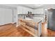 Stylish kitchen with wood accents, stainless steel appliances, and ample counter space at 24 Scarlett Oak Ne Dr, Cartersville, GA 30121
