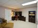 Finished basement features neutral carpet, ample lighting and a work-from-home area at 4455 Sirrocco Sw Ln, Lilburn, GA 30047
