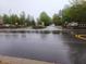Entrance to the community on a rainy day at 5449 Festival Ave, Fairburn, GA 30213