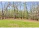 Lush green backyard with mature trees, providing a serene and private outdoor oasis at 575 W Wayside Rd, Carrollton, GA 30116