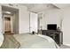 Bedroom with plush carpet and furnishings, with entry to the bathroom and additional rooms at 270 17Th Nw St # 3604, Atlanta, GA 30363