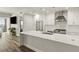 Modern kitchen featuring stainless steel appliances, white cabinetry, and sleek countertops at 270 17Th Nw St # 3604, Atlanta, GA 30363