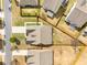 An aerial view reveals backyard privacy in a neighborhood setting with lush lawns at 403 Aristides Way, Canton, GA 30115