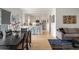 Open-concept living space showcasing the living room, dining area, and kitchen at 907 Edgewood Ave, Atlanta, GA 30307