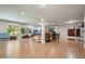 Finished basement features an open layout, recreational space, and a comfortable seating area at 1514 Maplewood Ct, Woodstock, GA 30189