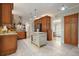 Bright kitchen featuring custom cabinets, an island, and new appliances with plenty of room for meal preparation and gatherings at 1514 Maplewood Ct, Woodstock, GA 30189