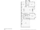 First floor plan showing kitchen, bedrooms, living room, and garage at 2444 Ballantrae Cir, Cumming, GA 30041