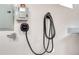 Garage with EV charger and electrical panel at 2444 Ballantrae Cir, Cumming, GA 30041