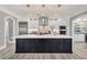 Spacious kitchen with a large island, stainless steel appliances, and lots of cabinet space at 2444 Ballantrae Cir, Cumming, GA 30041