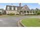 Beautiful clubhouse with an expansive covered porch, perfect for community gatherings and relaxation at 6655 Grove Meadows Ln, Cumming, GA 30028