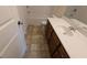 This bathroom features a white vanity and floors at 3005 Stonebrook Cv, Austell, GA 30106
