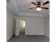 Main bedroom features trey ceilings and a ceiling fan at 3005 Stonebrook Cv, Austell, GA 30106