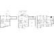 Schematic of all 3 floors with dimensions for a comprehensive view of layout at 3335 Maple Terrace Dr, Suwanee, GA 30024
