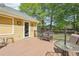 Well-maintained back deck provides outdoor relaxation with comfortable seating at 1522 Sprayberry Dr, Marietta, GA 30066