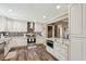 Updated kitchen boasts stainless steel appliances, granite countertops and ample cabinet space at 1522 Sprayberry Dr, Marietta, GA 30066