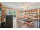 Open Living room with natural light, hardwood floors and a fireplace at 1522 Sprayberry Dr, Marietta, GA 30066