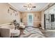 Open living area with modern flooring, neutral paint and walk out to patio at 1522 Sprayberry Dr, Marietta, GA 30066