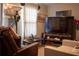 Comfortable living room with an oversized television and cozy furnishings at 20 Autumn Canyon Se Path, Cartersville, GA 30121