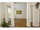 Elegant foyer with hardwood floors and decorative columns at 439 Lake Point Trce, Canton, GA 30114