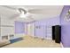 Spacious bedroom featuring wood floors and modern storage solutions at 4420 Thorngate Ln, Acworth, GA 30101