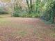 Large backyard surrounded by mature trees offering privacy and tranquility to the outdoor space at 1895 Thomasville Se Dr, Atlanta, GA 30315