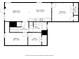 First floor layout displaying a sitting room, eat-in kitchen, and bedrooms at 2077 Alcovy Trace Way, Lawrenceville, GA 30045