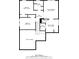 Second floor plan displaying the bedroom and bathroom layouts at 4009 Glenlake Nw Trce, Kennesaw, GA 30144