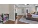 Spacious bedroom with a walk in closet and a ceiling fan at 3405 River Ridge, Stockbridge, GA 30281