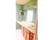Bathroom featuring a wooden cabinet and a long vanity at 4443 Whitt Mill Nw Rd, Acworth, GA 30101