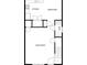 First floor plan featuring a kitchen, living room, bath, and dining area at 1736 Brookside Lay Cir, Norcross, GA 30093