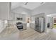 Spacious kitchen equipped with stainless steel appliances, granite countertops and gray cabinetry at 3505 Oakshire Se Way, Atlanta, GA 30354