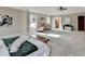 Expansive main bedroom showcasing tray ceiling and en suite bathroom at 591 Paper Ridge Ct, Lawrenceville, GA 30046