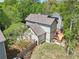 Aerial view of a home with a deck and a fenced backyard at 2124 Marshalls Se Ln, Atlanta, GA 30316