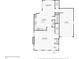 First floor plan featuring a living room, kitchen, dining room, bathroom and garage at 2124 Marshalls Se Ln, Atlanta, GA 30316