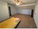 Bedroom with high ceilings, large dimensions, carpeted floors and a small bed at 3013 Barcelona Way, Conyers, GA 30012