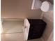 Bathroom vanity with dark wood cabinet, and tiled floors at 3622 Foxtrot Nw Trl, Kennesaw, GA 30144
