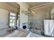 Bright bathroom featuring tile, a shower over tub, and a gray vanity at 4007 Dunwoody Trce, Atlanta, GA 30338