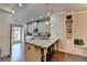 Bright kitchen features granite countertops, stainless steel appliances, and a breakfast bar with pendant lighting at 4007 Dunwoody Trce, Atlanta, GA 30338