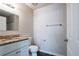 Bathroom featuring a granite vanity and sink, with plenty of counter space at 2800 Macon Se Dr, Atlanta, GA 30354