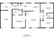 Detailed floor plan of the home highlighting the layout, room dimensions, and total square footage at 2800 Macon Se Dr, Atlanta, GA 30354