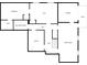Detailed floor plan showcasing the layout of the bedrooms, gym, garage, and patio at 1058 Magnolia Dr, Villa Rica, GA 30180